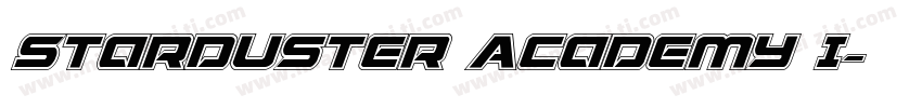 Starduster Academy I字体转换